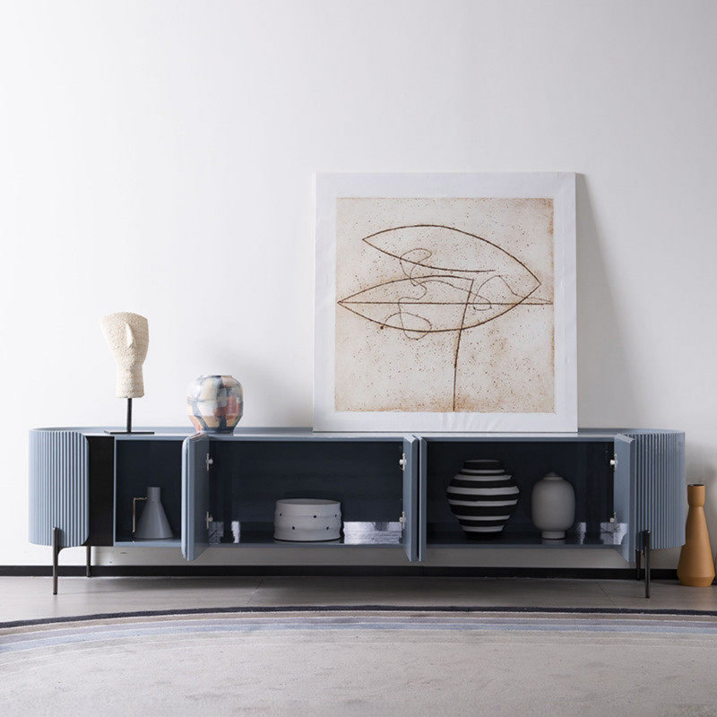 Meuble télé Creative Minimalist, H 22,44 po x L 78,74 po x l 17,32 po