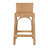 Estella 24.5 in. Seat Height Rattan Low Back Bar Stool, Natural Brown-1848981453-1865252313