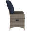 Canapé de patio inclinable 2 places Vidaxl-116119957-116119956