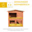 Weather Resistant Rabbit Hutch