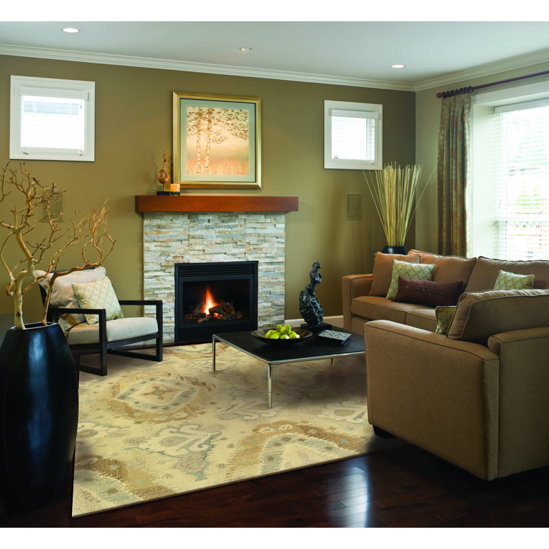 Donalda Wool Indoor Rug, Rectangle 5' x 8'