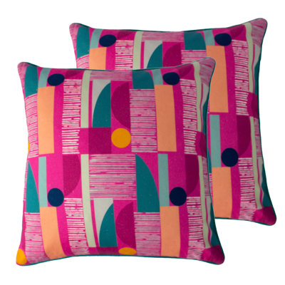 Dekota Geometric Square Throw Cushion