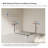 67" Freestanding Whirlpool and Air Jet Bathtub with Adjustable Blower