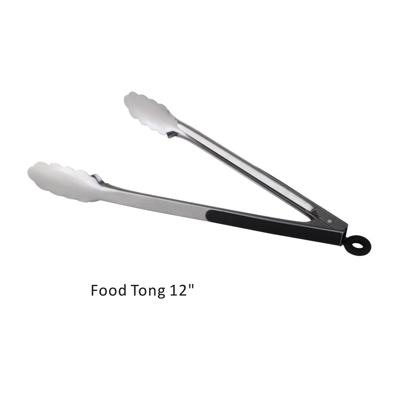 Large Stainless Steel Wok Set with Wooden Handles