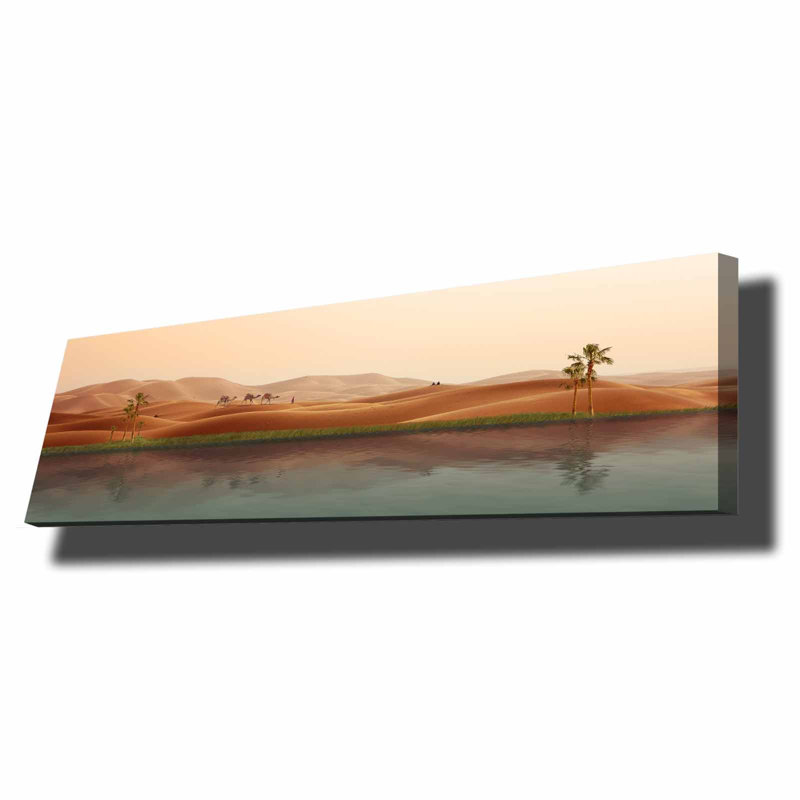Superbe peinture sur toile décorative, 11,8 po x 35,4 po | 100% toile de daim, cadre avec cadre 100% bois (épaisseur: 1,1 pouce) | Parfait pour la décoration intérieure, l'esthétique moderne et l'art mural unique