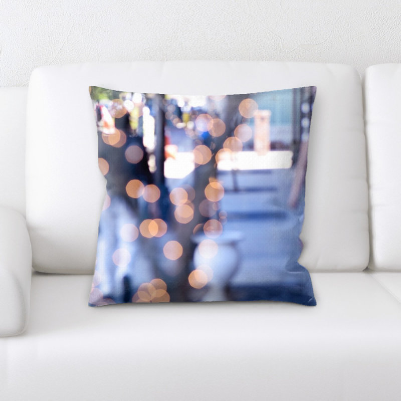 Coussin décoratif flou