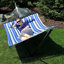 Hamac de bar en polyester matelassé pour 2 personnes avec support 15 pi Mullin Beach - Catalina Beach-38273465-10600044