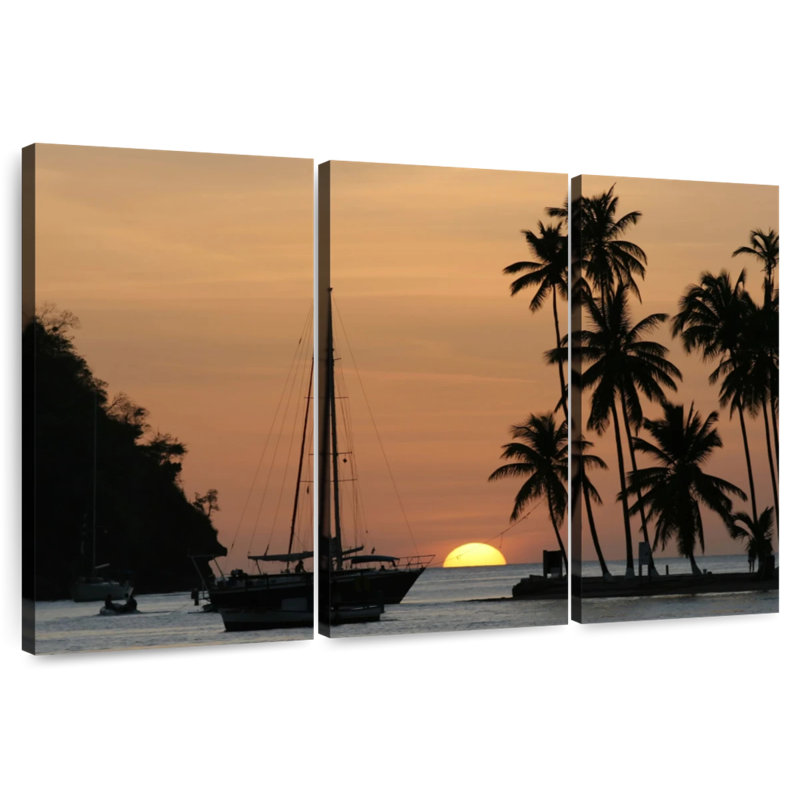 Senne Marigot Bay Sunset, H 48 po x l 74 po