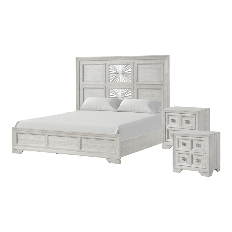 Ensemble de chambre à coucher 3 pièces Jaboris, Grand
