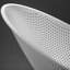 Chaise d'appoint de salle à manger en plastique 2pc Norna-403536083