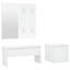 Jojuan vidaXL Hallway Furniture Set Engineered Wood-1648147540