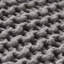 Soft Grey Cotton Knitted Foot Stool - Hand Crafted, 16.94 Inches Dimensions, Charming Presence Attractive Characteristic
