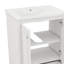 Ensemble de meuble-lavabo autoportant contemporain 24 po avec lavabo en céramique 24 po-1917135295