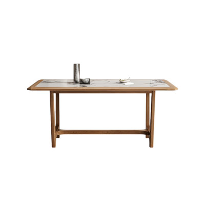Vesro Solid Wood Base Dining Table