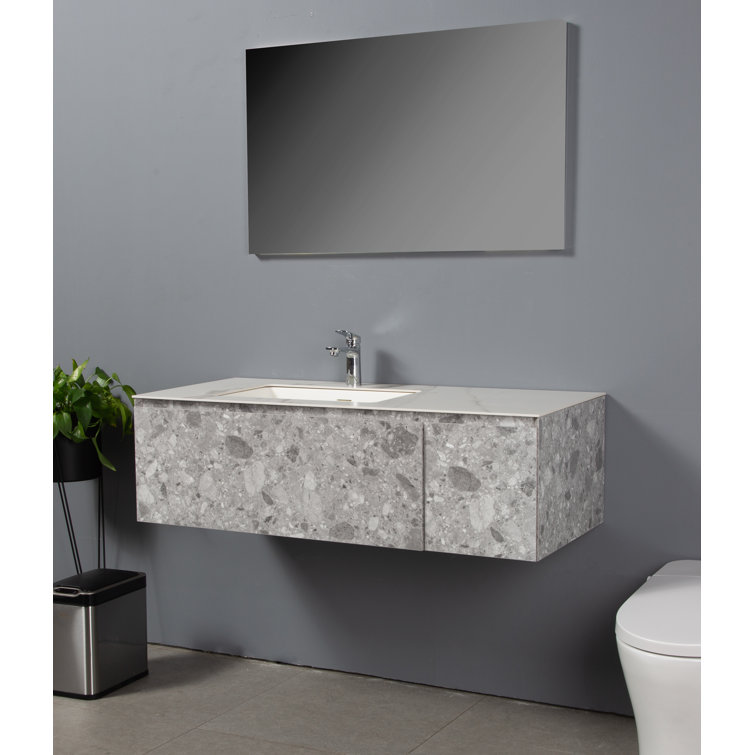 Wall-Mounted Marble Bathroom Sink