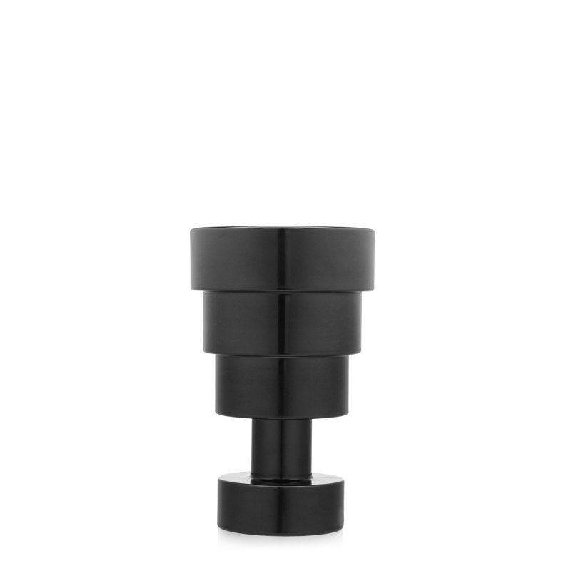 Vase de table Calice, Noir