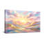 «Abstract Pastel Sky Mountain Sunset Landscape», reproduction d'art-368695201