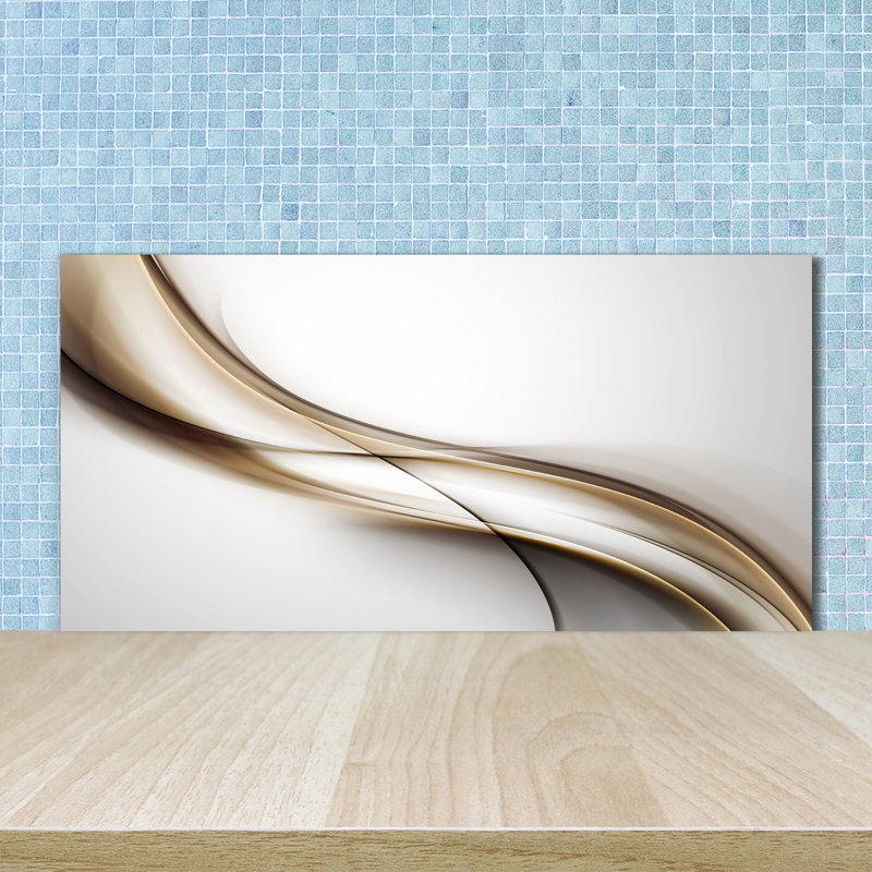 Bentsy 50cm W x 100cm L Glass Peel and Stick Panel