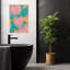 Art mural rose et rose-43142473