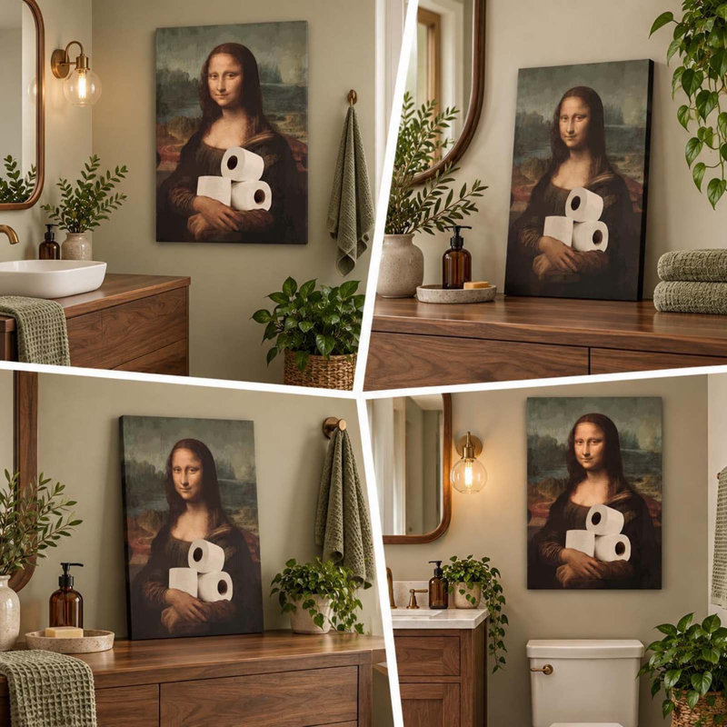 1 Piece Wrapped Canvas Wall Art, 60cm H x 40cm W
