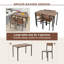 Aleitha 4 - Person Dining Set