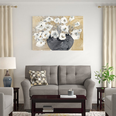 Une autre fleur blanche II par Samuel Dixon - Peinture