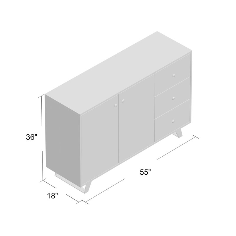 Carli 55'' Sideboard