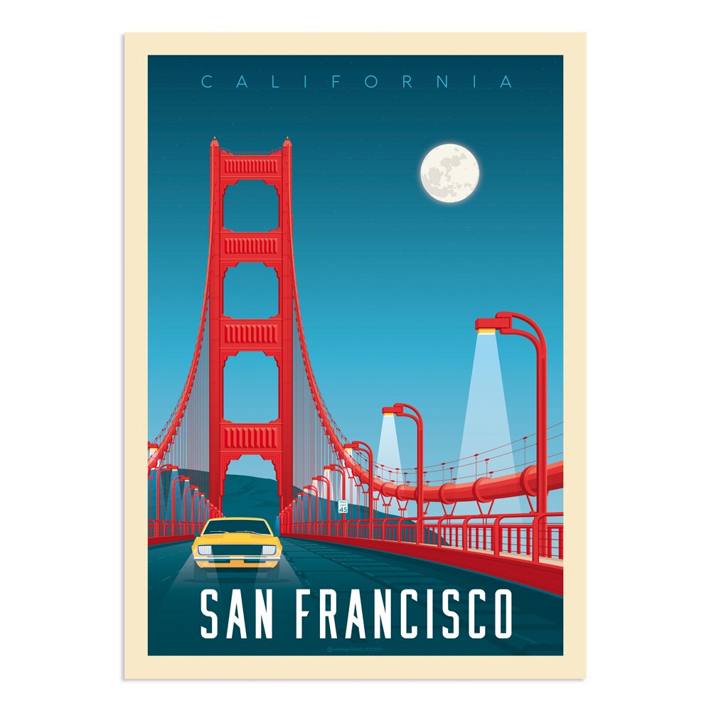 Poster San Francisco-Golden Gate