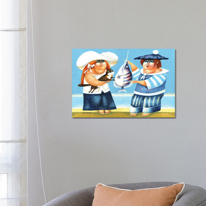 Marli 1 Piece Wrapped Canvas Painting