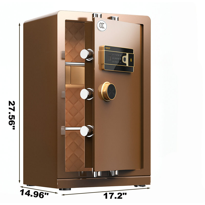 Grande armoire 17,2 po avec empreintes digitales
