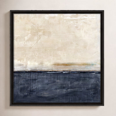 Better Days Navy Print by Denise Brown