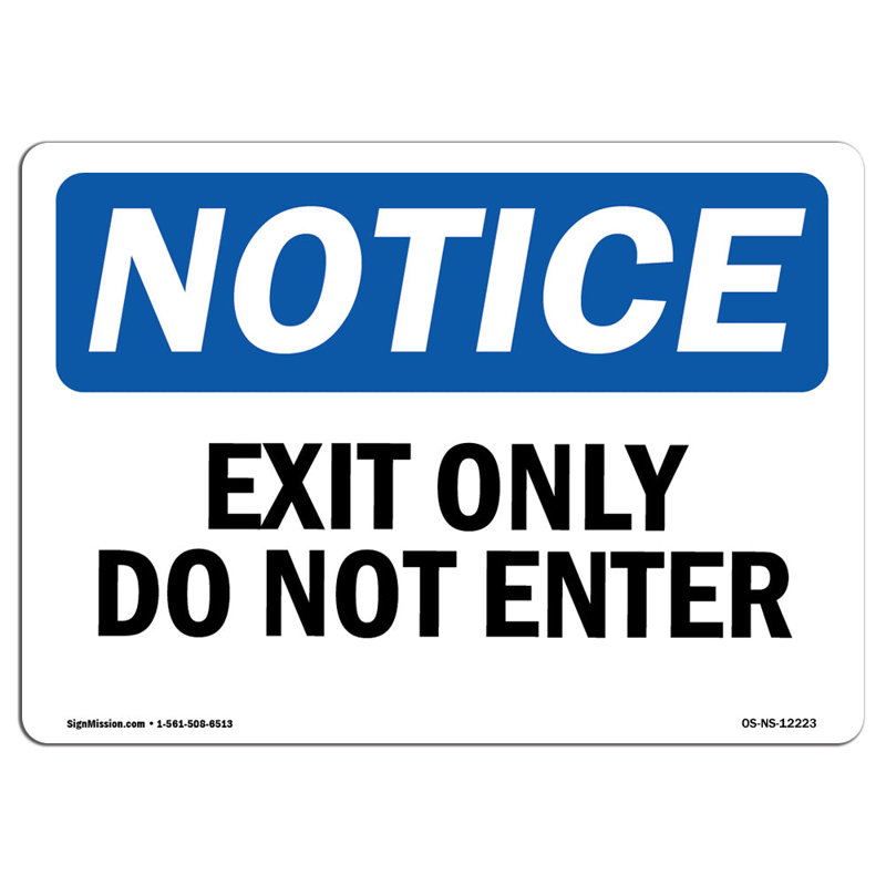 Notice Sign