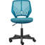color Mid-Back Armless Mesh Padded Swivel Task Office Chair-1258894779