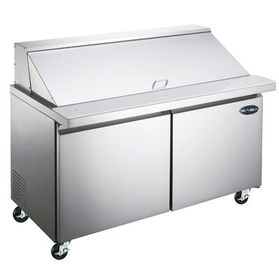 Two Door Mega Top Sandwich 46.75"" W x 34"" D Prep Station -  SABA, SPS-48-18M