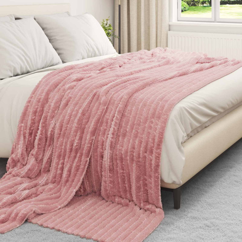 5.1-42 Throw Blanket, 240cm x 220cm, Pink