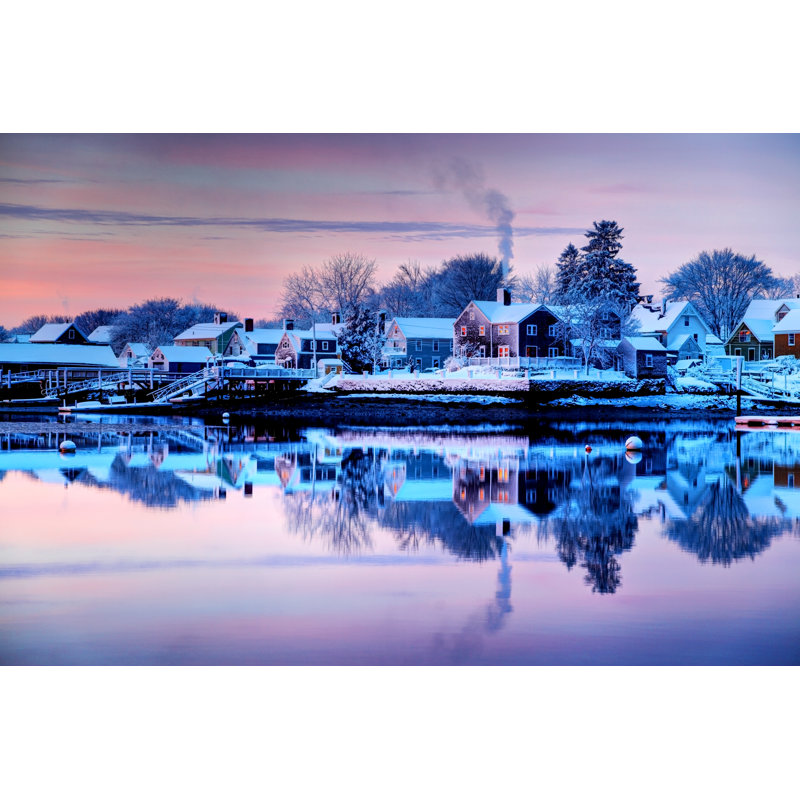 Winter In Portsmouth by DenisTangneyJr - Wrapped Canvas Print, 30cm H x 46cm W x 3.8cm D
