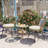 Outdoor Leisure Set, 2 Rattan Single Chairs With A Glass Round Table, Perfectly Suited For Patios, Balconies, And Courtyards-175425850-175425848