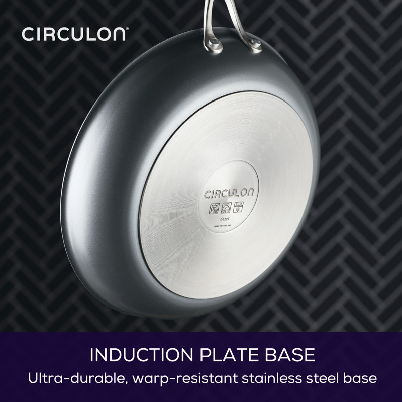 Circulon 12" Gray Aluminum Nonstick Induction Frying Pan