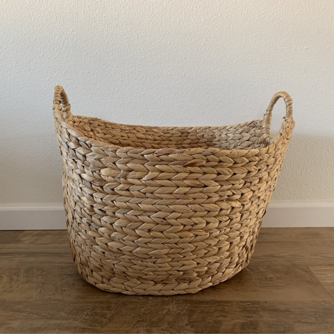 Milnor Seagrass Handmade Woven Decorative and Functional Storage Basket - Brown, 98.94