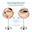 Circular Free Standing Magnifying Make Up Mirror-93468253