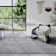 Gallery Geometric Machine Woven Light Grey Area Rug