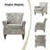 Asul Armchair with Nailhead Trim