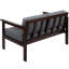 Jaquaisha 113 cm W Pine Solid Wood Patio Sofa with Cushions-1683771018-1683771030