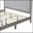 Solid Wood Platform Upholstered Headboard Bed-1504778051