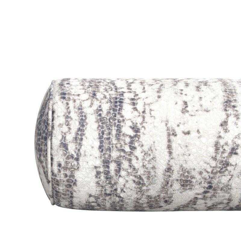 Mamba Rayon/Viscose Bolster Pillow Cover & Insert, 9"H x 36"W