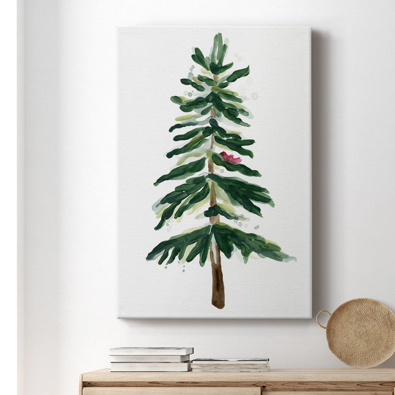 «Warm Winter Wishes VII», toile tendue avec châssis de qualité supérieure - prête à être accrochée