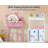 Kids Vanity Table with Lights,Cute Bear-Shaped Dressing Tables with Mirror&Storage Drawers,Wooden Princess Toddler Make Up Table Set,Pretend Play Vanity Sets for Little Girls-1101067134