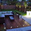 Ensemble de lumières encastrées pour terrasse à DEL au sol pour éclairage extérieur blanc chaud et basse tension