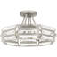 Esmon 4-Light Brushed Nickel Semi-Flush Mount Light-753434275