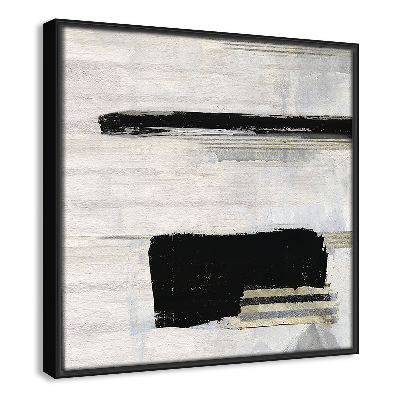 La Bande II Print by Sally Swatland, Black, 13.5" H x 13.5" W